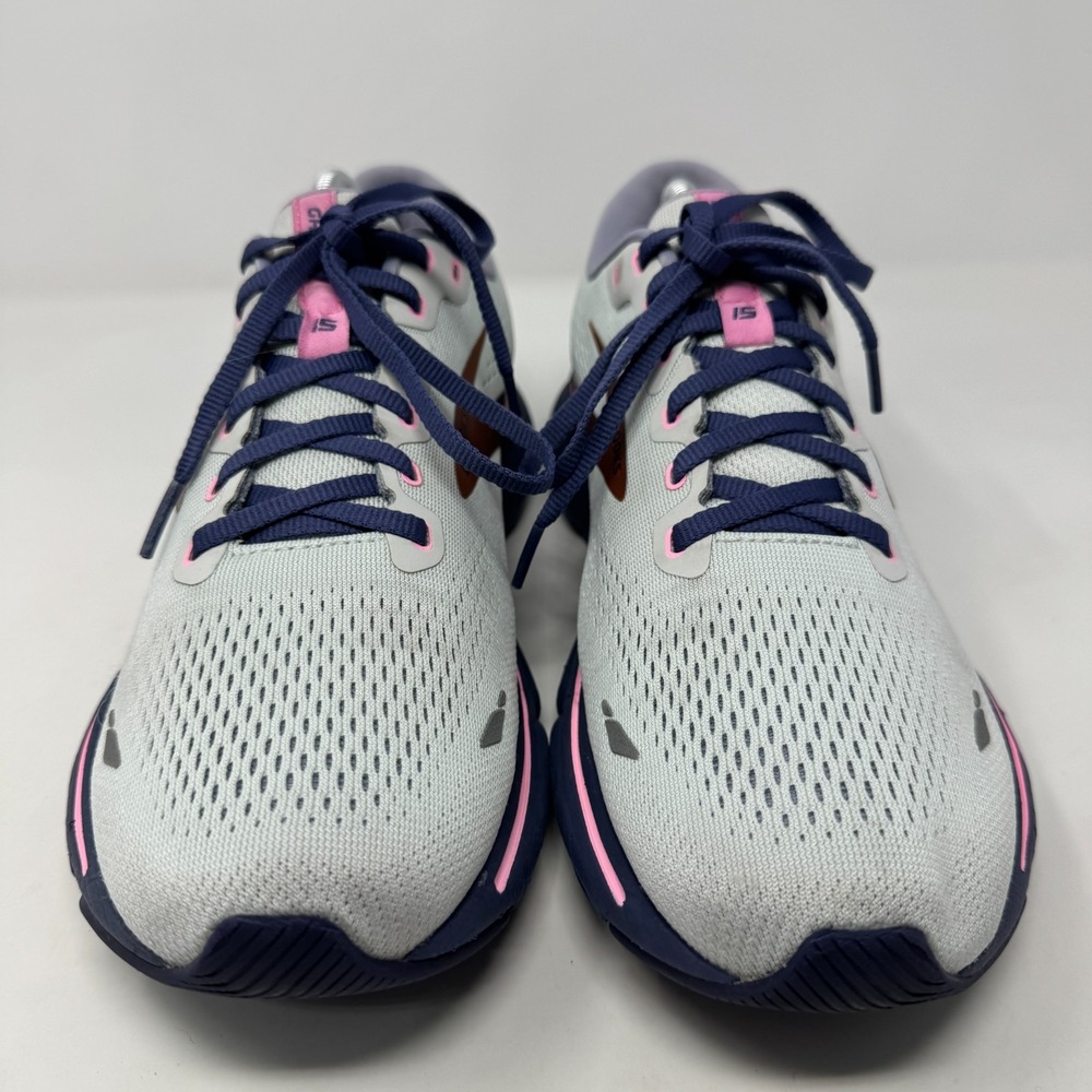 Brooks Ghost 15 1203801B492 White/Copper‎ Running Shoes Sneakers Women's Size 11 - Picture 4 of 12